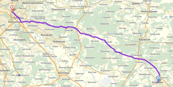 От МКАД до Егорьевска примерно 94 км. Посмотреть на карте.