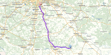 От МКАД до Апрелевки примерно 120 км. Посмотреть на карте.