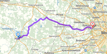 От МКАД до Рузы примерно 93 км. Посмотреть на карте.