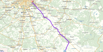 От МКАД до Зарайска примерно 140 км. Посмотреть на карте.